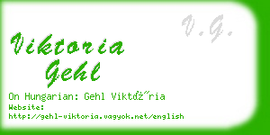 viktoria gehl business card